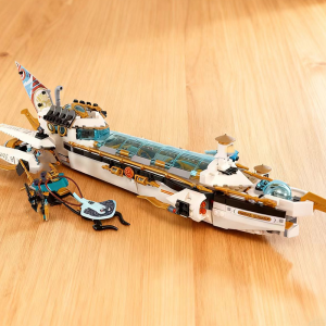 Mô Hình Lắp Ráp Tàu Thủy MOC Của Bên Thứ Ba Mô Hình Robot Dưới Nước Cỡ Lớn Tương Thích Với Lego Đồ Chơi Lắp Ráp Cho Trẻ Em