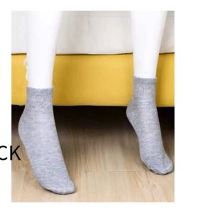 【ซื้อ 3 คู่ แถม 3 คู่】ถุงเท้าข้อสั้น ข้อสั้น ผ้าฝ้าย ใส่ได้ทั้งหญิง-ชาย ผ้าดี มีไซส์เดียว ใส่สบาย