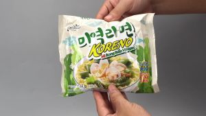 [THÙNG 24 GÓI] - PALDO - Mì Koreno rong biển vị ngao Mì rong biển vị nghêu Koreno Mì rong biển Koreno Mì Hàn Quốc (102g/gói)