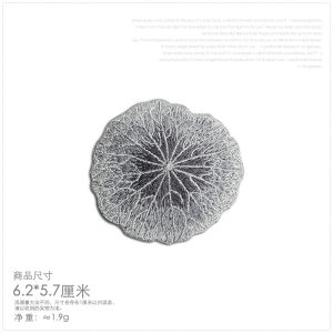 Lotus Leaf Embroidered Cloth Sticker Patch Hole Stickers Multi-Color Large Small Size Accessories Chinese Style Clothes Decoration DIY Glue-Free Hand Sewing