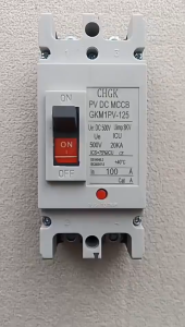 เบรกเกอร์ DC/AC MCCB ขนาด 10~80A/100A/125A/160A/180A/200A/225A/250A แบตเตอรี่เบรกเกอร์ Breaker Battery