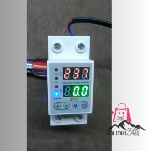 COD BEVAV MCB Digital Listrik Din Rail Over Voltage Current Protector 220V 40A - VAP-2P