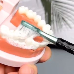 Toothbrush 4pcs Three Sided Soft Bristled Manual Toothbrush 360° Teeth Cleaning Oral Care Tongue Cleaner