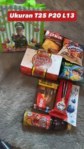 (20 PCS KFC) TAS ULTAH FREE DESAIN TAS ULANG TAHUN SIZE STANDART MUAT BOX KFC GOODIE BAG CUSTOM GRATIS NAMA DAN FOTO TAS SOUVENIR ULTAH TAS ULANG TAHUN ANAK MURAH MUAT KFC MUAT SNACK UK 25x20x13 TAS KHAJATAN TAS AQIQAH TAS KHITAN TAS MENGENANG BISA COD