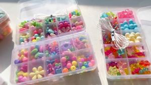Payoe Diy Gelang Manik Set Beads 10Grids: Aksesori Mainan Kreatif & Edukasi Anak
