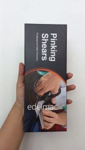 Gunting Kain Zig Zag Black Besar | Zig Zag Scissors Balltex