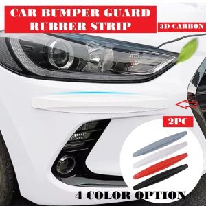 Car Bumper Protector Rubber Carbon Fiber Front Rear Bumper Lip Car Side Diffuser Car Canards Refit Kit Car Bumper Rubber Guard Splitter Valence Lip Car Shark Lip Car Bumper Accessories Axia Myvi Saga Persona bezza iriz aruz viva kenari kelisa alza wira