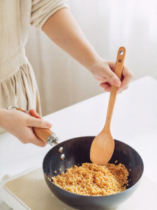 SHUEHO | Mini Natural Beewax-free Wooden Spatula