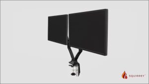 Squirrey Gas Or Mechanic Spring Monitor Mount Arm 17-30 Inch 9kg Load 360° Rotate VESA 75/100