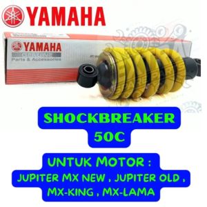 SHOCKBREAKER BELAKANG 50C JUPITER MX 135 MX NEW 135 KUNING 50C-F2210-10 ORIGINAL BERKUALITAS ASLI .