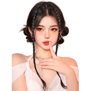 แฟชั่นส่วนบุคคล วิกผมสังเคราะห์ กิ๊บถักเปีย สำหรับผู้หญิง 1 ใบ Y2K