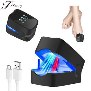 Nail Fungus Laser Treatment LED Light Device 910nm407nm Wavelength Toenail Fungus Treatment for Damaged DiscolorationFingernails