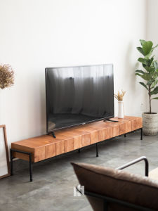 NONG HOME | Scandinavian Solid Wood TV Cabinet Coffee Table Combo Bench