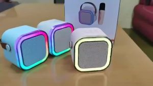 ( UY TÍN ) Loa bluetooth Karaoke K12 Không Dây mini Kèm Micro  âm thanh sống động  Nhỏ Gọn Dễ Dàng Sử Dụng Ca hát Mọi Lúc Mọi Nơi