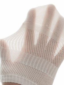 CheemyFree Summer Thin Cotton Womens Socks Invisible Anti-Lost Heel Breathable Mesh Anti-Ball Cotton Boat Socks for Women