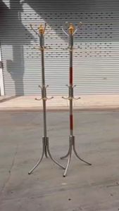 5 สี ราวแขวนผ้าอเนกประสงค์ ราวแขวนผ้าสแตนเลส304 กระเป๋าและเสาแขวน เลือกตัวอย่าง