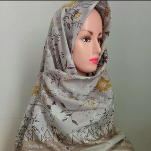 JILBAB NUR SINAR MOTIF/HIJAB NUR SINAR MOTIF SEGIEMPAT BY AZARA