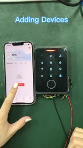 Bàn Phím Khóa Cửa Vân Tay Wi-Fi Thông Minh Chống Nước Với Đầu Đọc Thẻ RFID Tuya App Hỗ Trợ Kiểm Soát Truy Cập Hỗ Trợ Giao Thức Wiegand