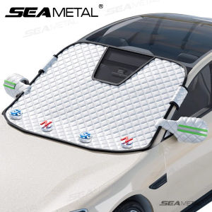 SEAMETAL Car Windshield Snow Cover Magnetic Windscreen Snow Shield Winter Ice Frost Removal Protector Cover for Suv Truck Sedan