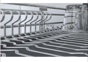 Giá bát đĩa cố định nan oval Eurogold EPO8360 inox 304 lắp tủ bếp trên rộng 800mm thiết kế 2 tầng