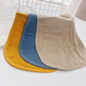 Nordic Six-Layer Bamboo Cotton Muslin Baby Burp Cloth Anti-Vomiting Milk Pad Shoulder Towel Ultra Soft Saliva Towel for Newborns