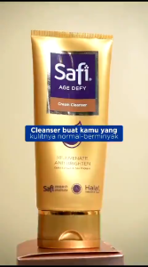 Safi Age Defy Anti Aging Cream Cleanser 50gr | 100gr | Pembersih Wajah Anti Aging