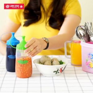 ( BISA COD ) PROMO LION STAR SK-407 / BOTOL SAUS 475ml SAUCE KEEPER / BOTOL KECAP PLASTIK TS-47 / BOTOL MINYAK / TEMPAT PENYIMPANAN SAUS / BOTOL KECAP