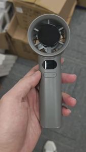Quạt Cầm Tay Mini Có Thể Sạc Lại Bằng USB 4 Tốc Độ Máy Tuần Hoàn Không Khí Yên Tĩnh Di Động Có Màn Hình Hiển Thị Nguồn Điện Để Sử Dụng Trong Nhà Văn Phòng Và Ngoài Trời