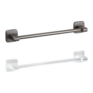 MOJOYCE Wall Mounted Towel Shelf Self-Adhesive Bathroom Towel Organizer Metal Shower Towel Rack No Drilling Bathroom Accessories