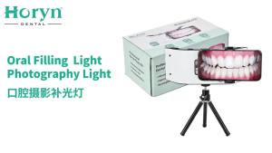 Horyn Dental Photo Light Wireless LED Fill Light For Teeth Photography Smartphone Shooting Lamp With Tripod Stand