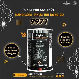 Phụ Gia Nhớt Senfineco CeraMol 9971 Cao Cấp Thành Phần Nano Gốm Chống Mài Mòn Động Cơ Hiệu Quả 300ml