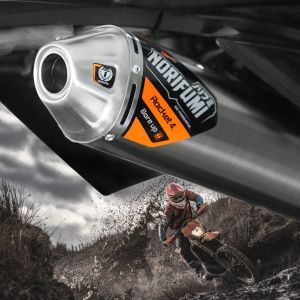knalpot racing norifumi rocket 4 bour up crf 150l klx150 dtracker150 wr155