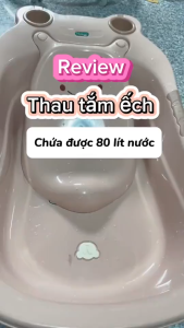 Chậu Tắm Ếch Cho Bé Thau Tắm Cho Bé Sơ Sinh Việt Nhật 2203 Có Van Thoát Nước - TADAHOME