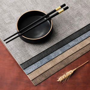 PU Leather Kitchen Coaster for Cups Pots Table Mat Dining Coaster Placemat Heat Resistant Place Mat Placemats Coasters for Dining Table Plastic Table Mats Leather Desk Pad - Lazada