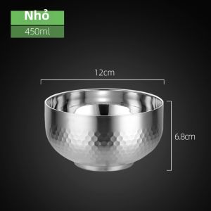 Bát Súp Inox Cách Nhiệt Dài Lớn có Nắp