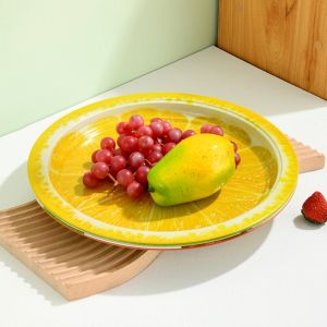 OFM-C1235 Piring Buah Nampan Saji Bentuk Buah Tahan Karat Serbaguna / Wadah Piring Saji Fruit Plate