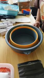 5/10/17L Collapsible Plastic Bucket Portable Water Container for Car Washing Fishing Camping Beach Trips and Household Cleaning
