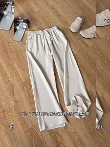 ZHUOCAN | Relaxed Loose Fit Linen Men Pants