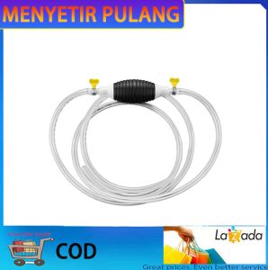 (dalam Stok Dikirim Dari Jakarta)2m Pompa Manual Bensin/Pompa Manual Bahan Bakar Bensin/Alat Sedot Bensin/Tahan Lama Hand Siphon Pemindah Air Minyak Bensin Mobil