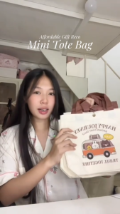 Buy 3 Take 3 Korean Tote Bags for Women Cartoon Handbag Large Capacity Canvas Bag Bento Lunch Bag