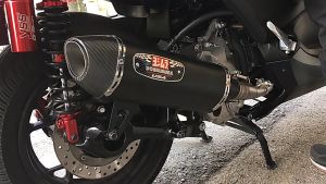 X Max300 Yoshi R77 ตรงรุ่น ปากคาร์บอนแท้ ปี 2017-2024 (สินค้าพร้อมส่ง ภายใน 24 ชั่วโมง)