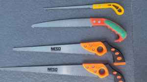 NESO German Tool Gergaji Tangan Portabel （COD）10/12/14/16 INCH Kayu Multifungsi Super Tajam Hand Saw 12inch 14inch 16inch 18inch Kayu/Plastik/Laminasi SK5