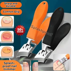 Large opening antisplash essential nail clippers manicure tool box Large Nail Clippers Essential Nai