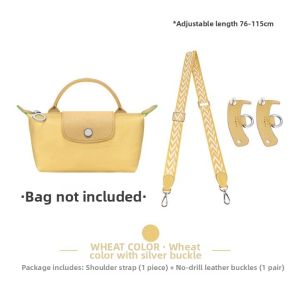 JINGQIAN | Puncture-free Canvas Wide Shoulder Strap for Mini Bag