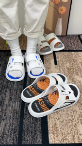 mens slippers Waterproof fabric quick-drying and fast non-slip bottom worry-free and comfortable to wear and take off daily slippers