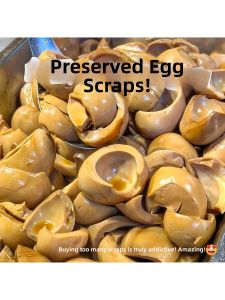 Five Spice Flavored Broken Egg Pieces High Protein Snack Ready to Eat
