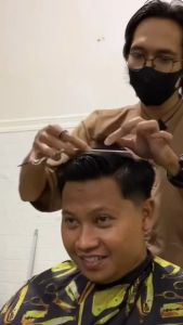 NO LIMIT Sambrialmed Set Gunting Rambut Lengkap Tajam Sasak Flat Salon Stainless Steel 8 PCS SM675