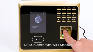 Upgrade ZKTECO Biometrics Time Attendance Office Time Card Punch HD With Wifi Fingerprint Password Face Recognition Biometric Fingerprint Scanner for Businesses