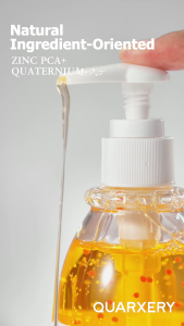 QUARXERY Mite&Acne Body Wash 250ml + Ginger Anti-Hair Loss Shampoo 240ml Full Body Deep Cleaning And Enhance Hair Growth Household Value Bath Kit