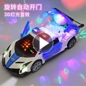 Điện Nhảy Múa Biến Đổi Xoay Tất Cả Di Chuyển Xe Cảnh Sát Đồ Chơi Cho Bé Trai Và Bé Gái Trẻ Em Ô Tô Thu Nhỏ Tương Tự Như Tiktok